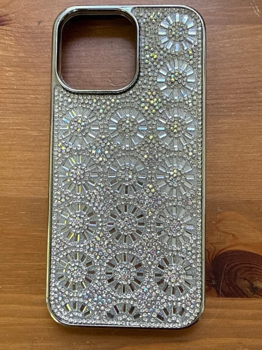 Sparkling Silver Rhinestone Phone Case - Bling Protection